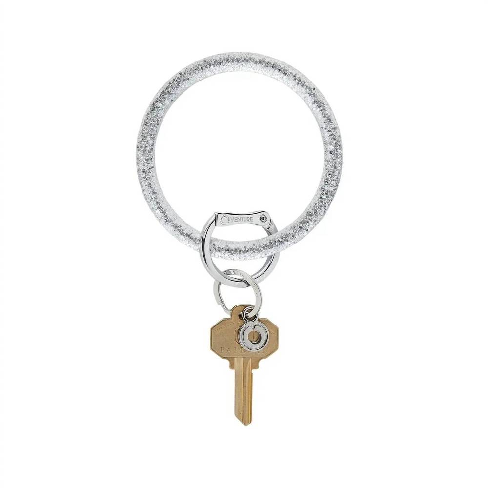 NEW OVENTURE resin big o key ring in disco ball